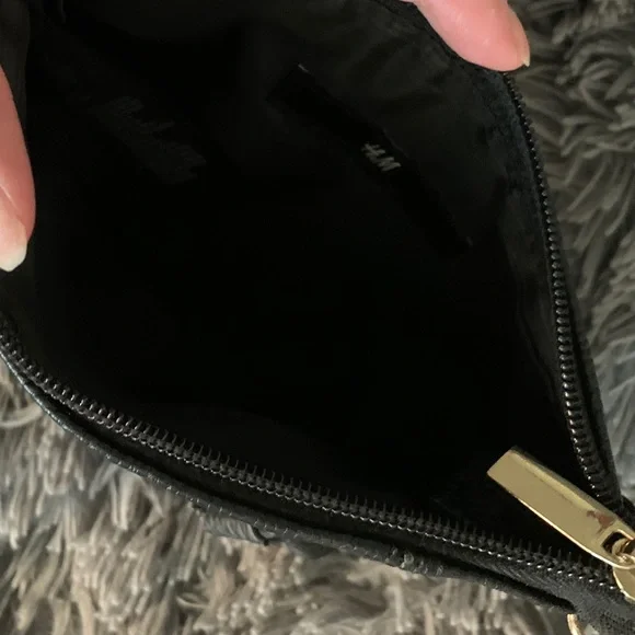 H&M Small Faux Leather Black Bag - Picture 6 of 12